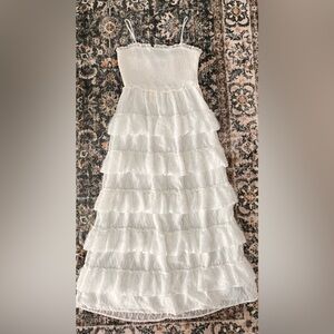 NWT Vici Tiered Chiffon Maxi Dress - Large